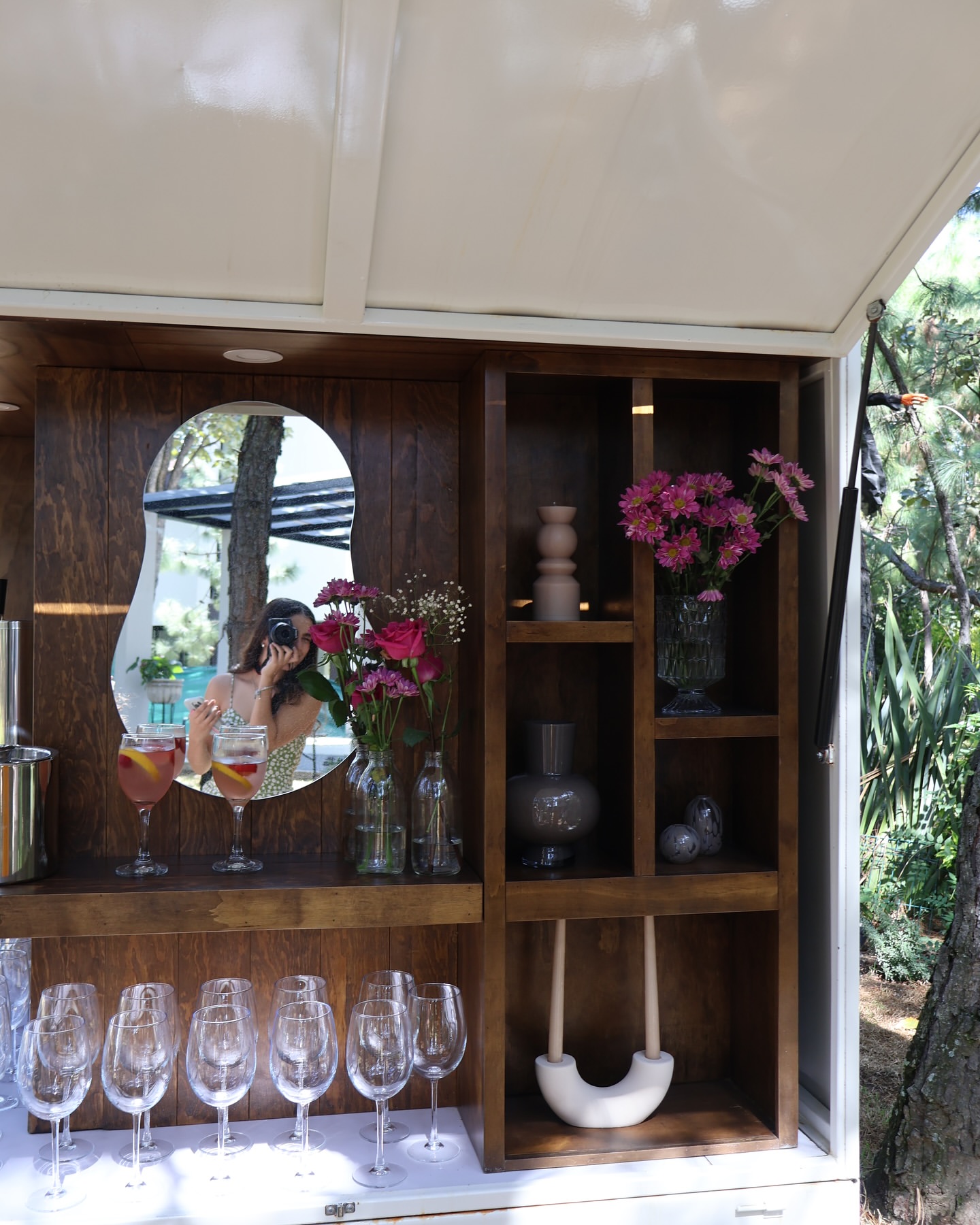 Carrito Piaggio Ape de Drinksitos, barra móvil de cócteles para eventos en Guadalajara y Zapopan